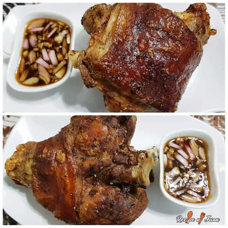 Crispy Pata with sauce