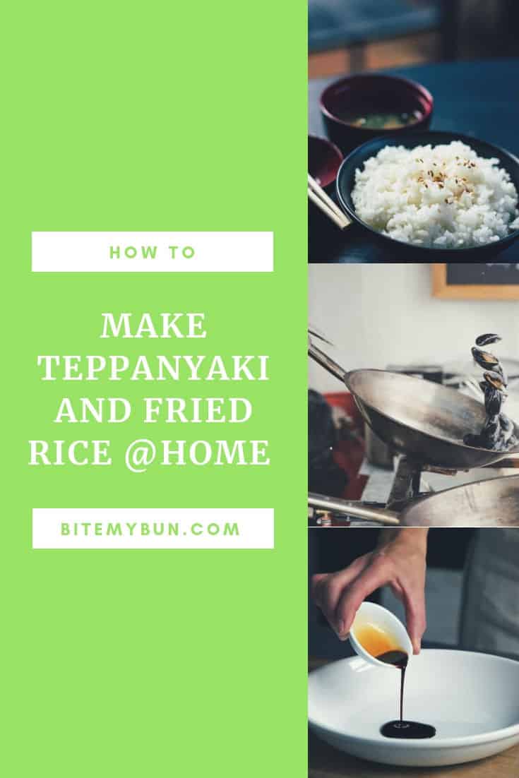 hoe om teppanyaki en gebraaide rys tuis te maak