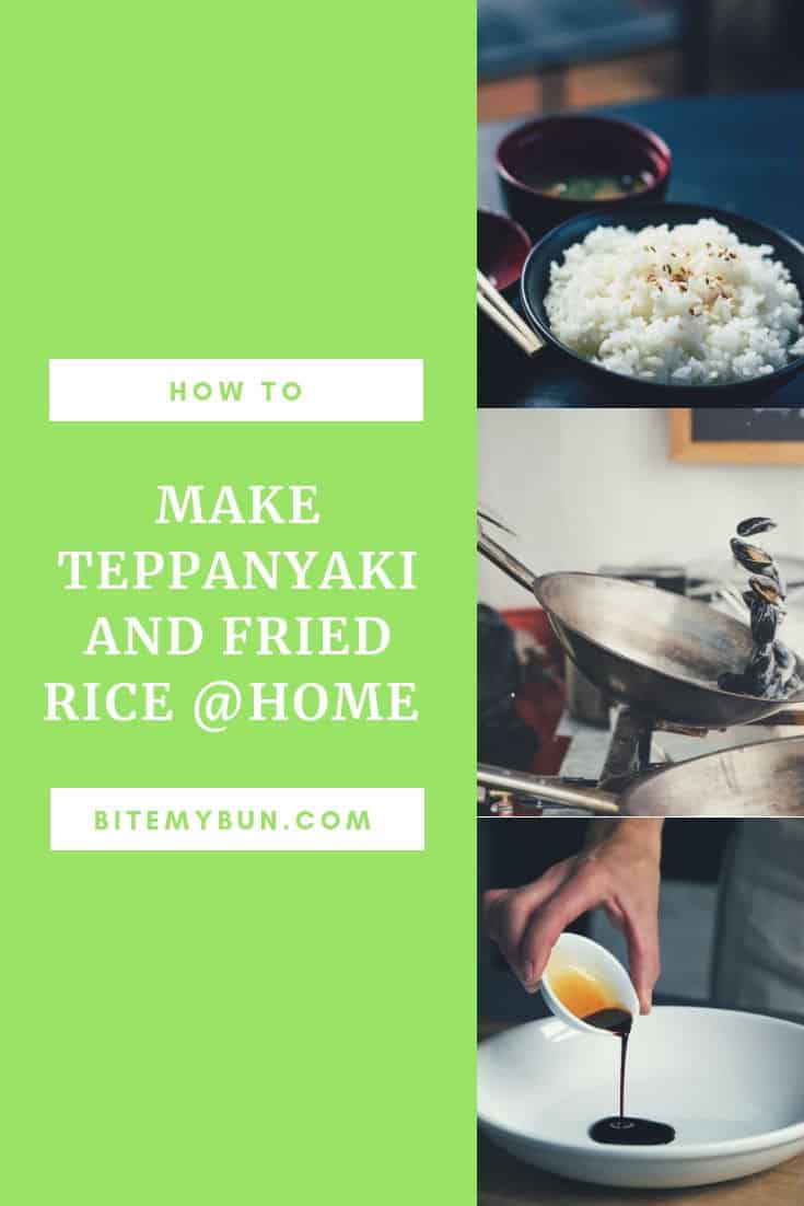 how to make teppanyaki and fried rice at home