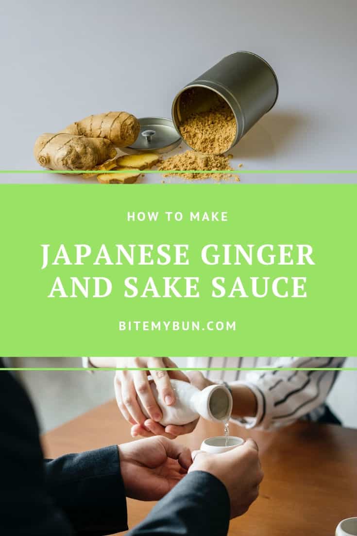 Comment faire une sauce japonaise au gingembre et au saké