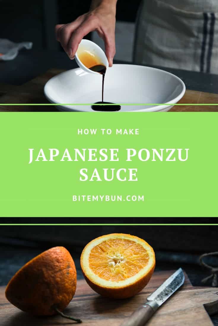 Comment faire de la sauce ponzu japonaise