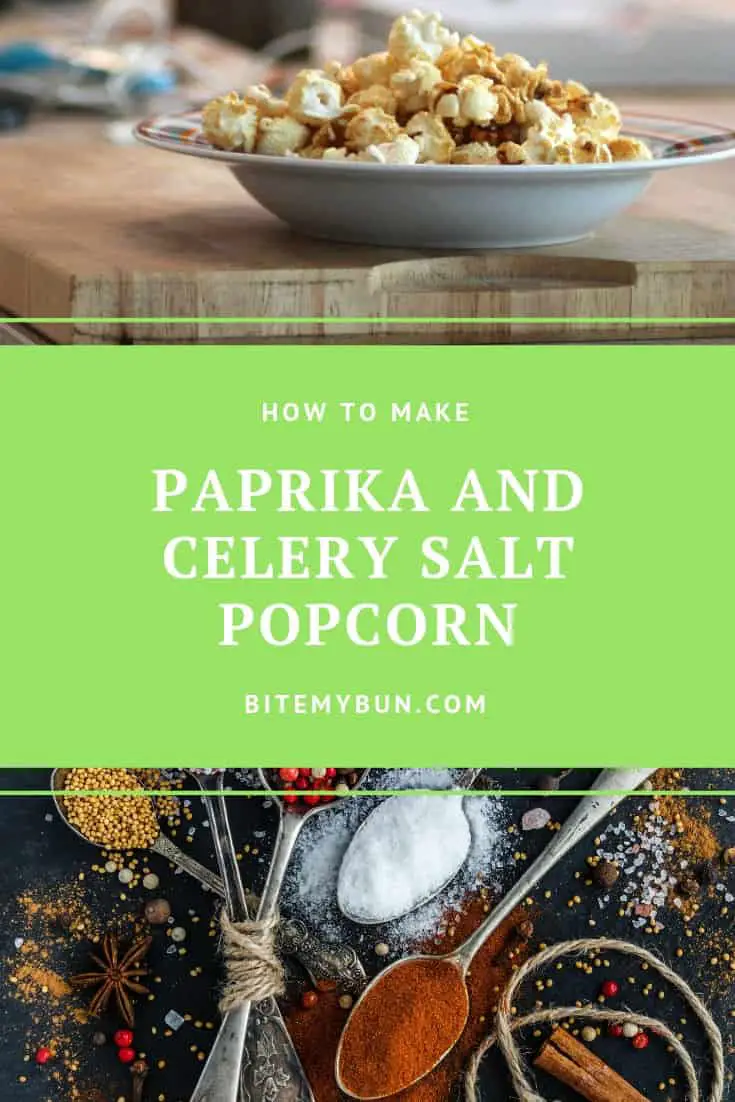 Hur man gör paprika och sellerisalt popcorn