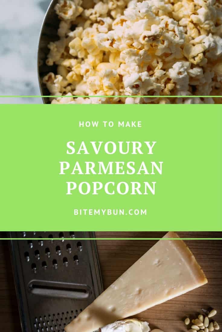 Hur man gör salta parmesan popcorn