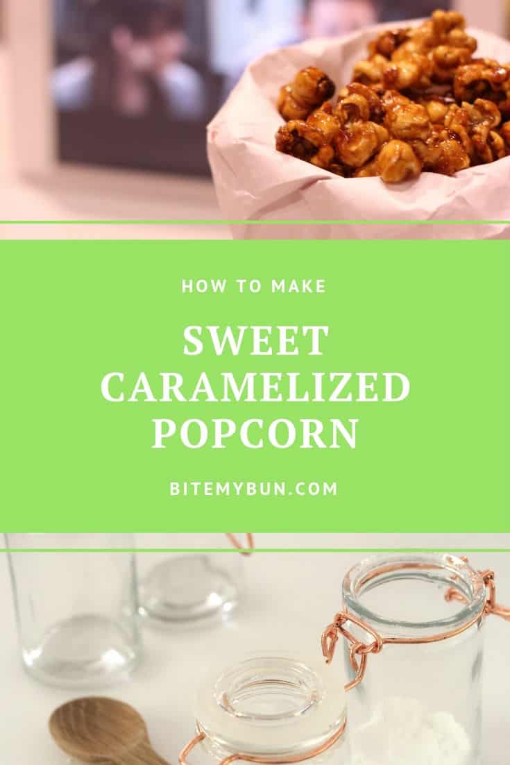 How to make sweet caramelized popcorn