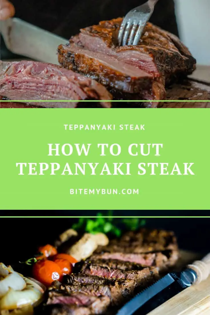 How to cut teppanyaki steak