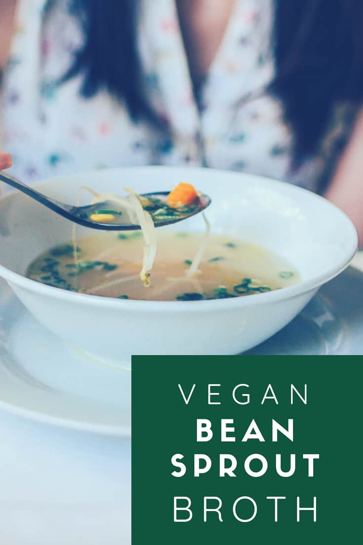vegan japanese bean sprout broth
