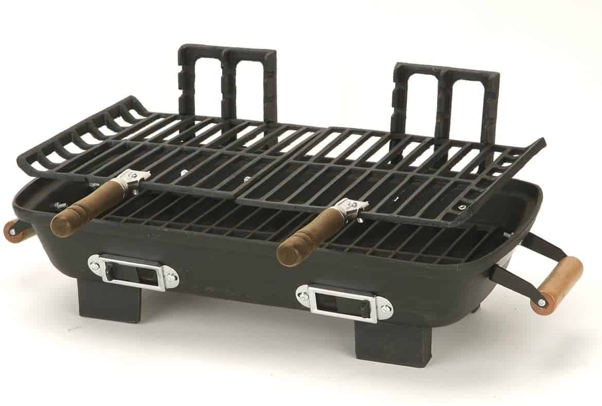 Meilleures grilles de cuisson multi-positions: Hibachi en fonte Marsh Allen