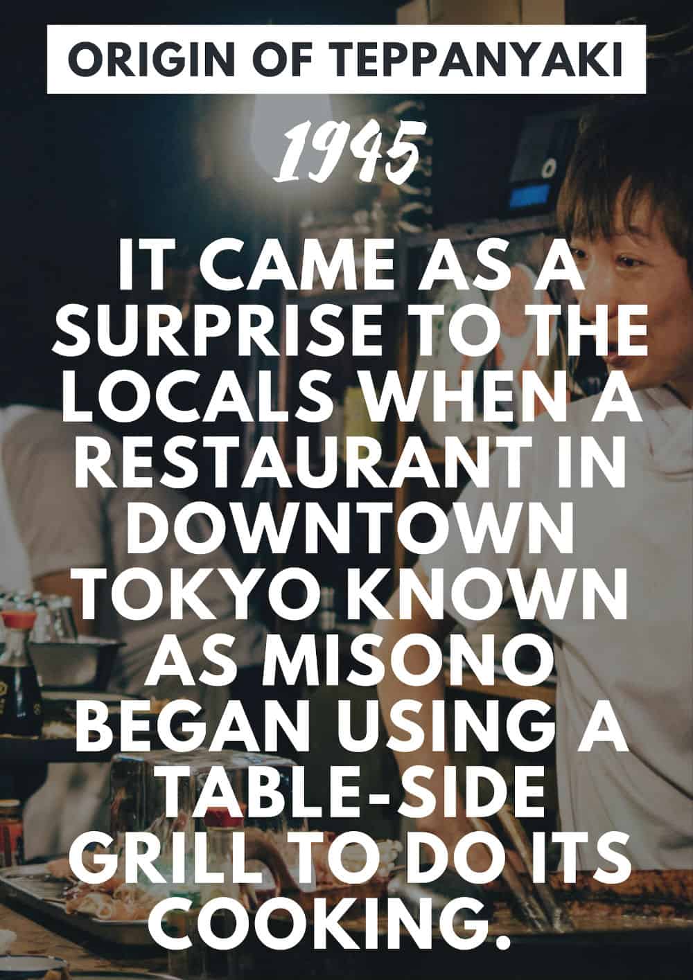 Origin of Teppanyaki