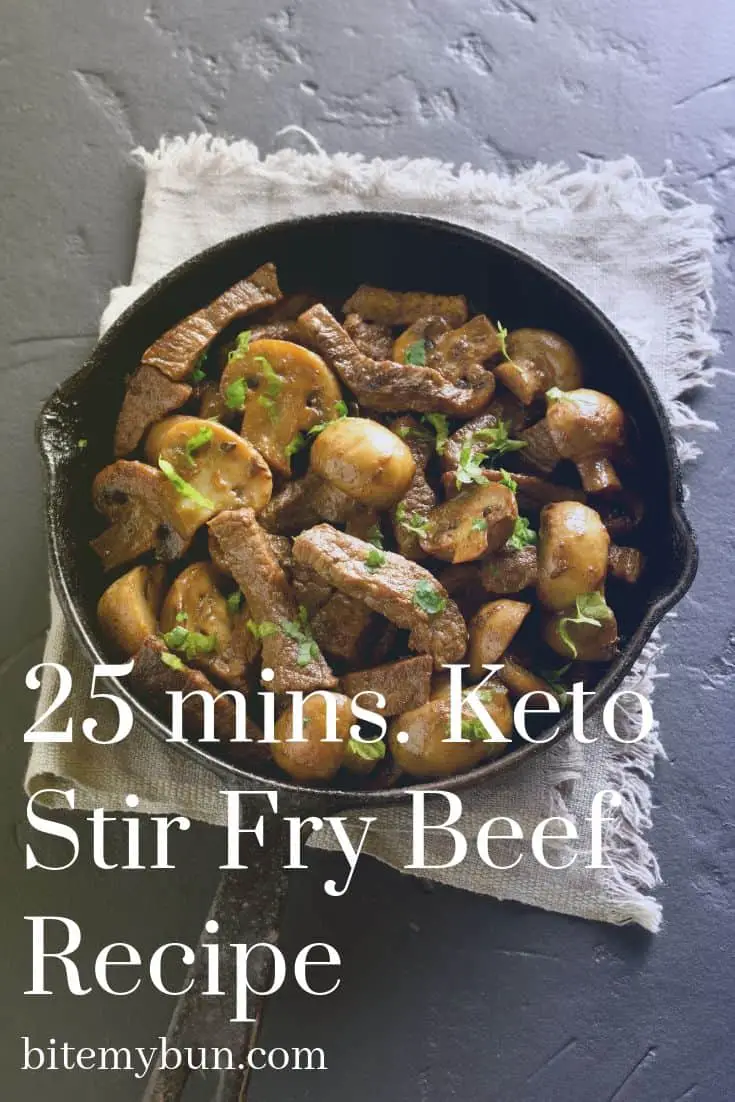 Recept voor 25 minuten keto roerbak rundvlees