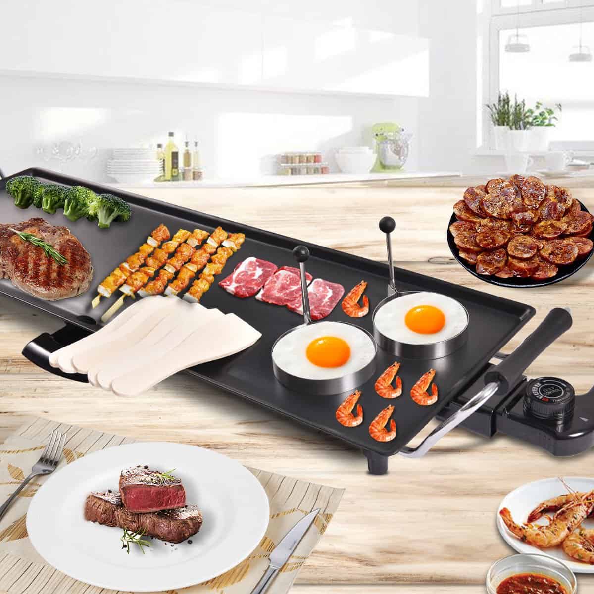 22 x 14 Inch Electric Warming Tray Hot Plate Dish Warmer with Adjustable  Temperature - Costway