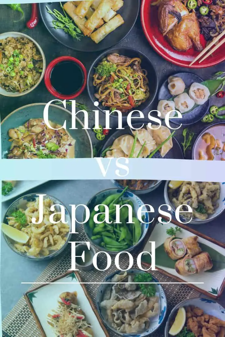 Comida chinesa vs xaponesa