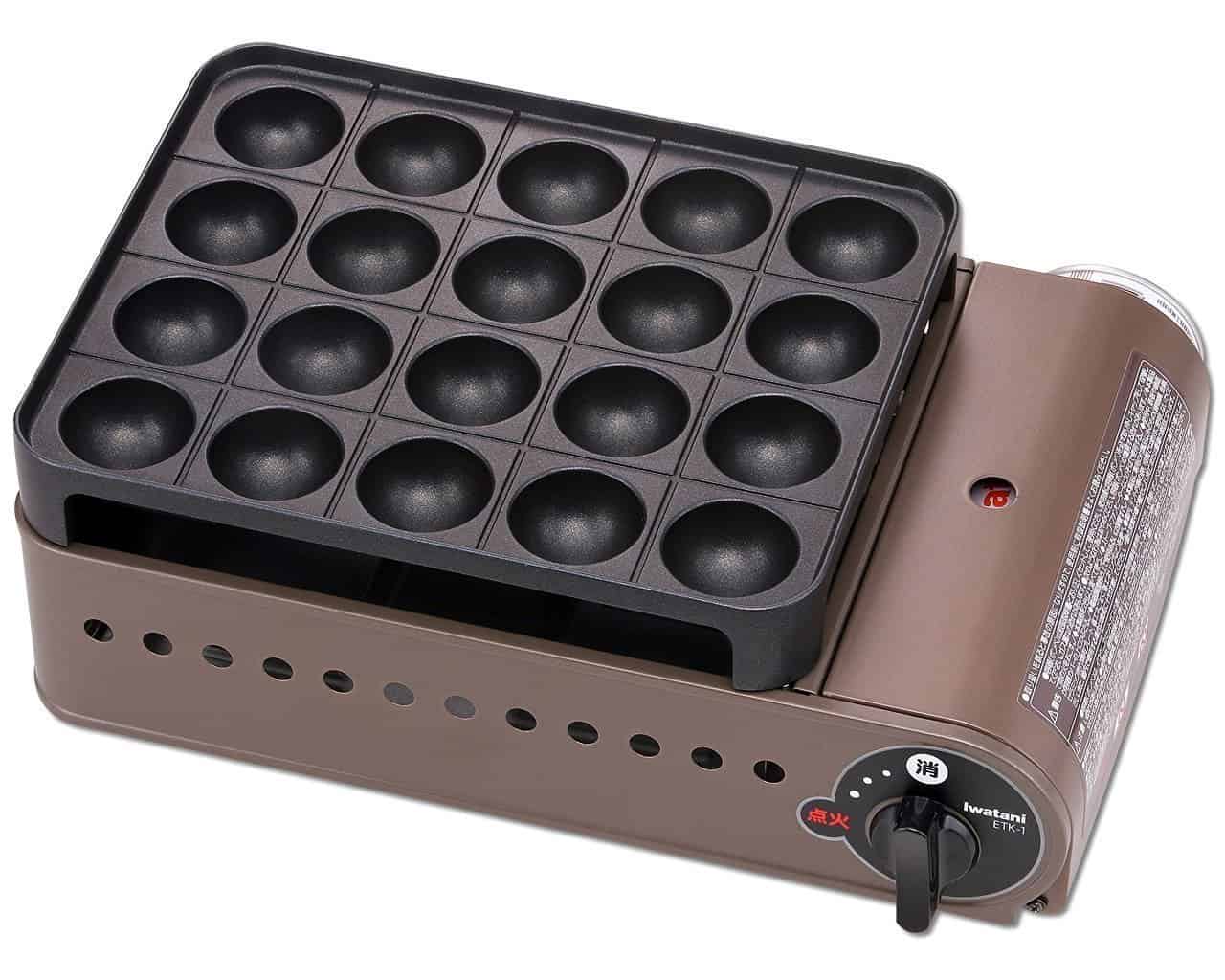 Parrilla takoyaki de gas Iwatani