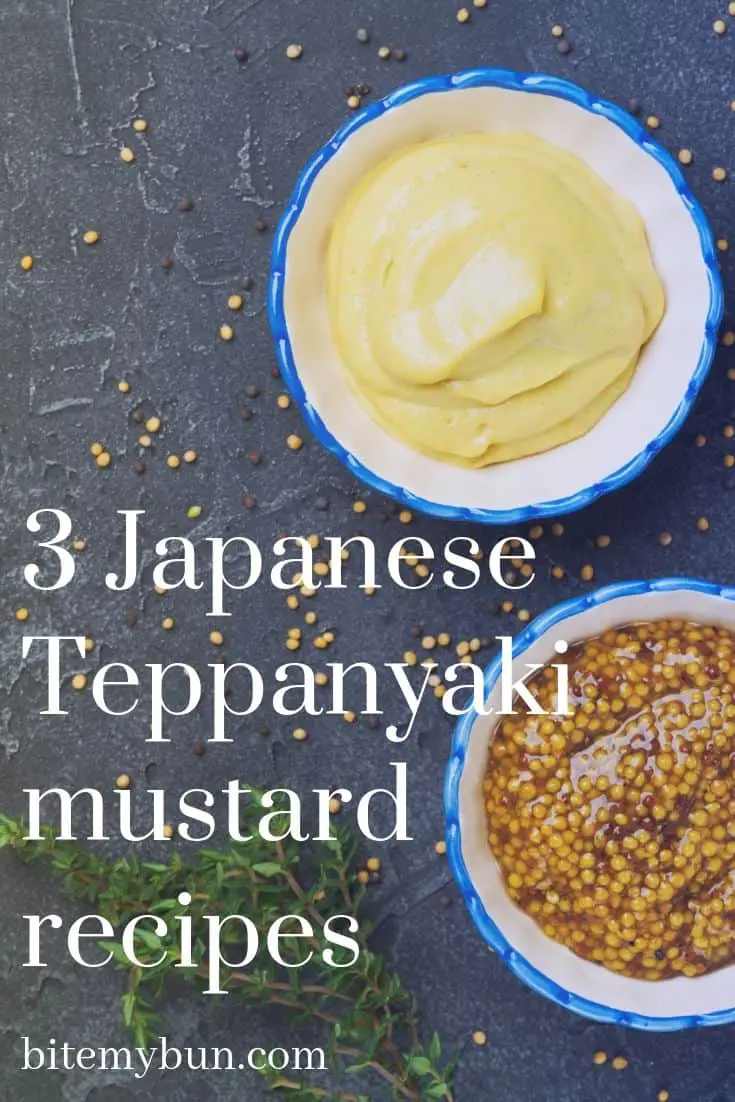 Cuntooyinka mustard ee teppanyaki japan