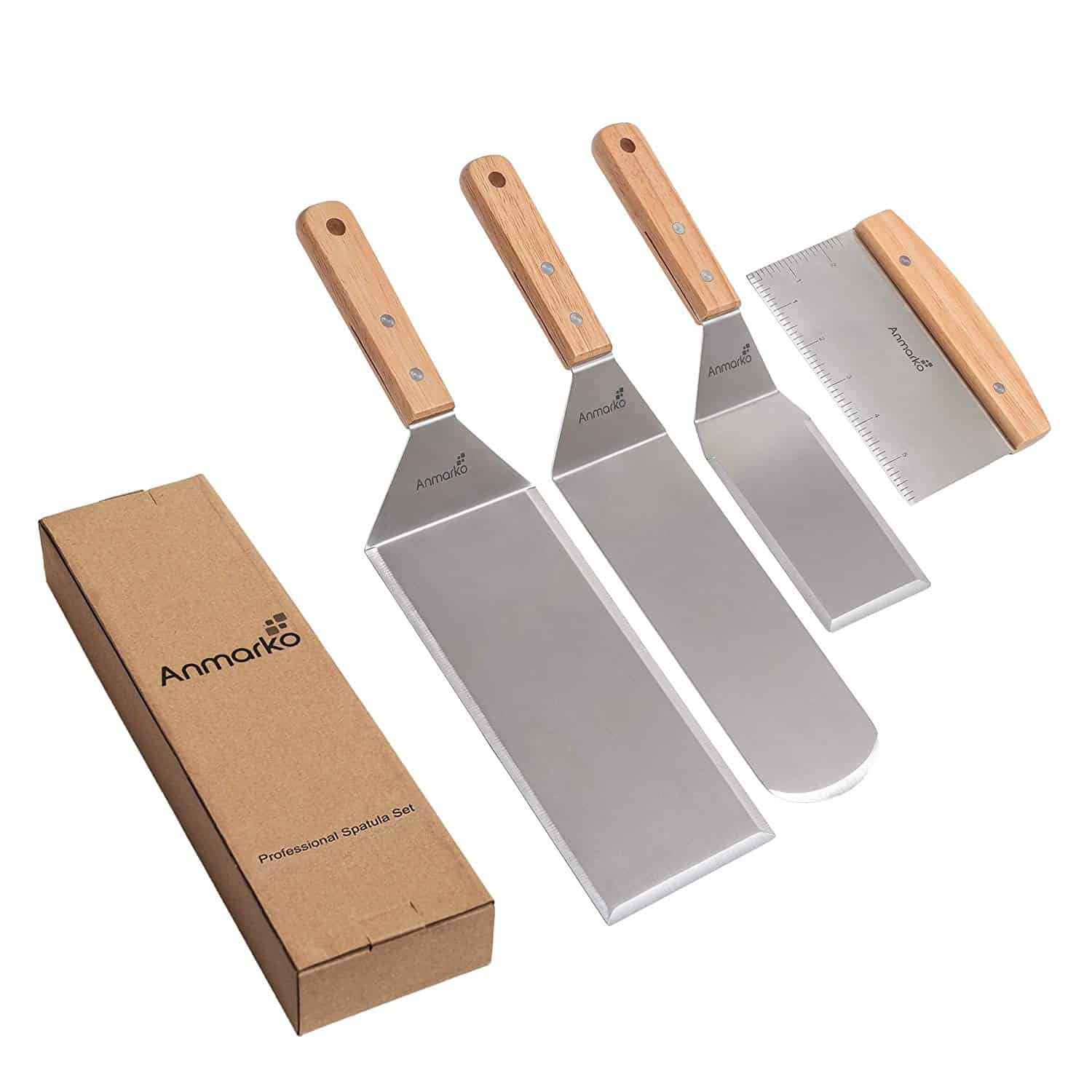Anmarko spatula e hlophiselitsoeng teppanyaki