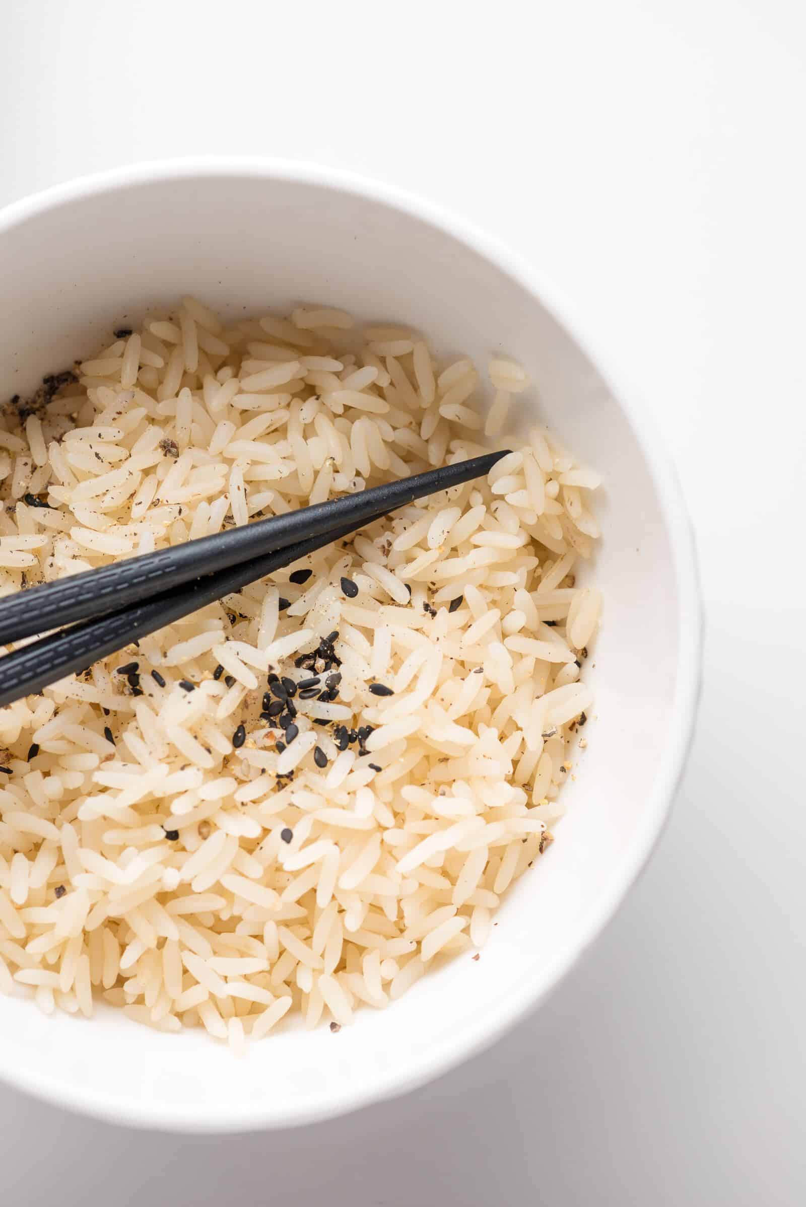 a bowl of rice 