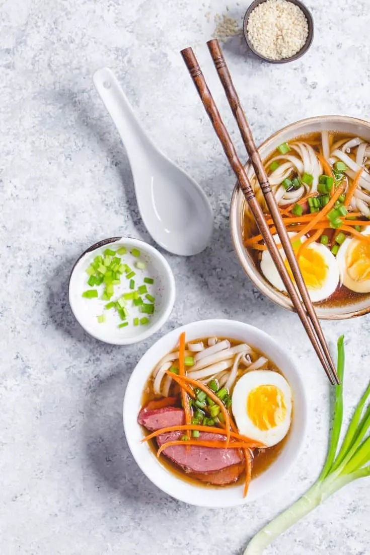 Japansk ramen skål