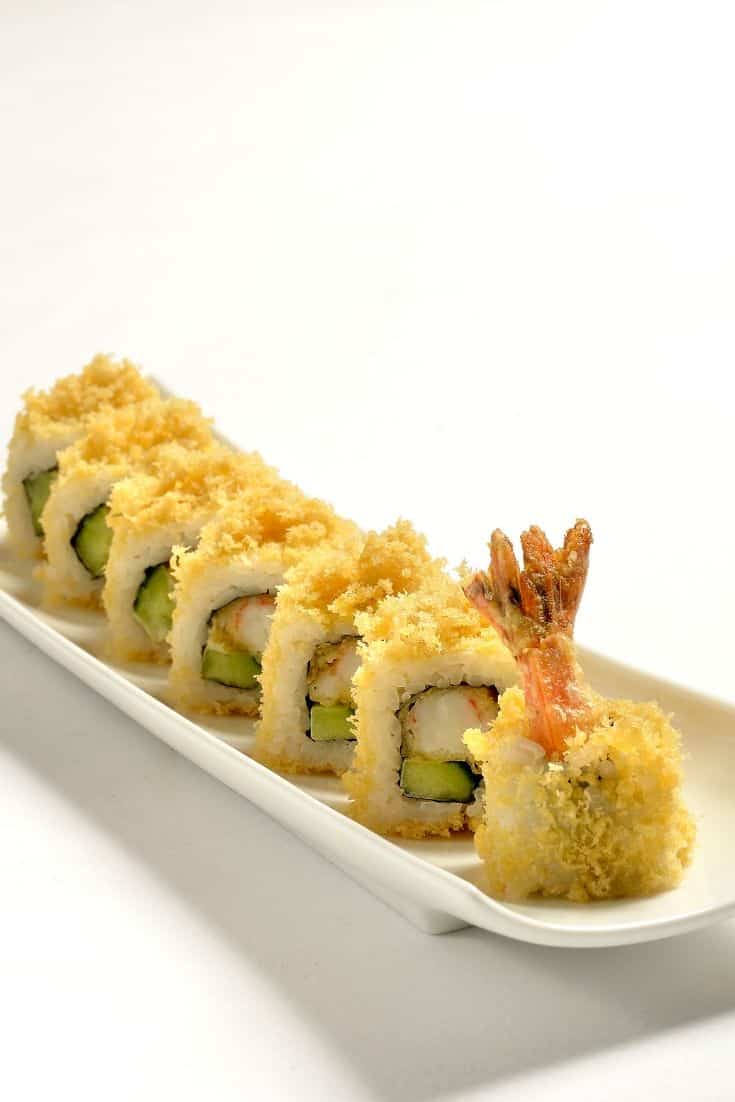 rollo de tempura de futomaki