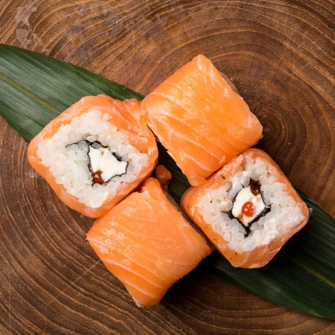 Calorias no sushi da Filadélfia