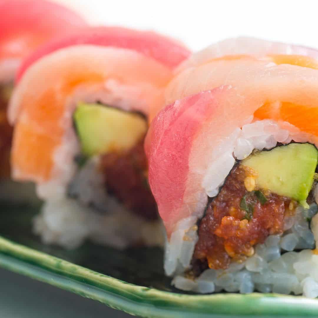 Lik'halori tse moqolong oa sushi oa mookoli