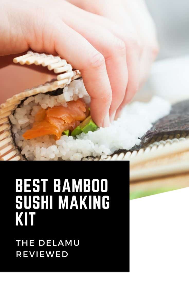 Best bamboo sushi making kit from Delamu