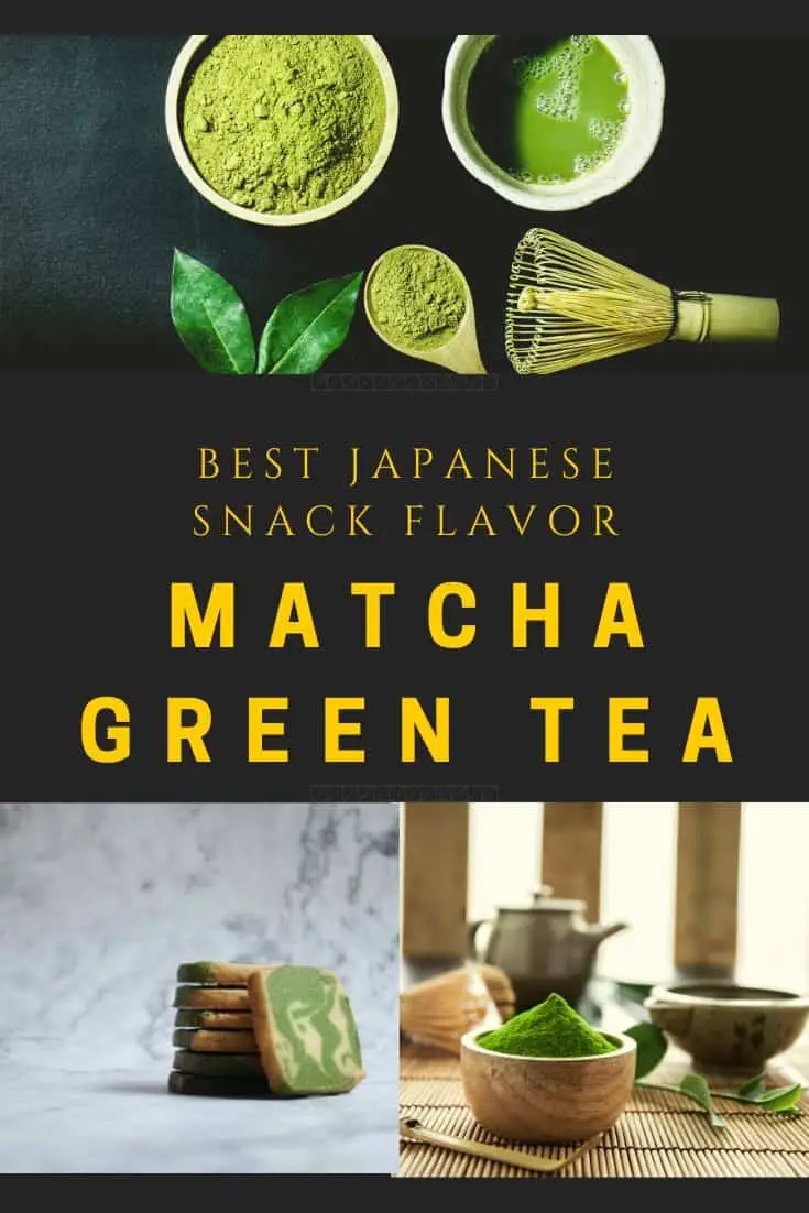 Melhor lanche japonês matcha chá verde