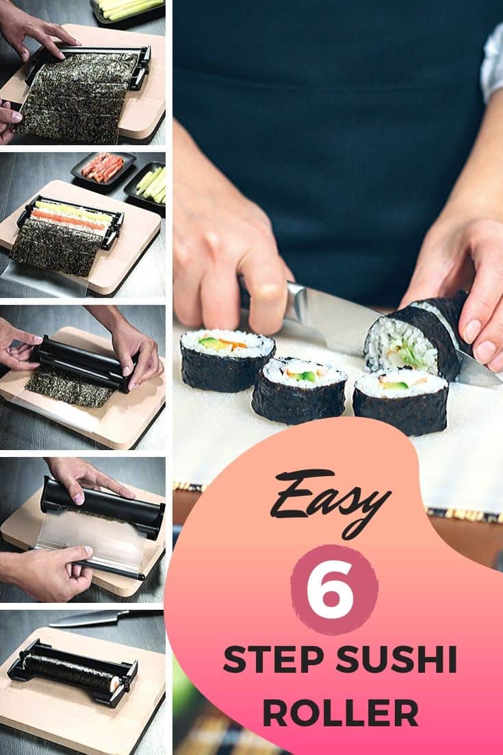 Easy 6 step sushi roller EasySushi