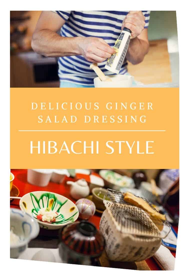Ginger salad dressing hibachi style