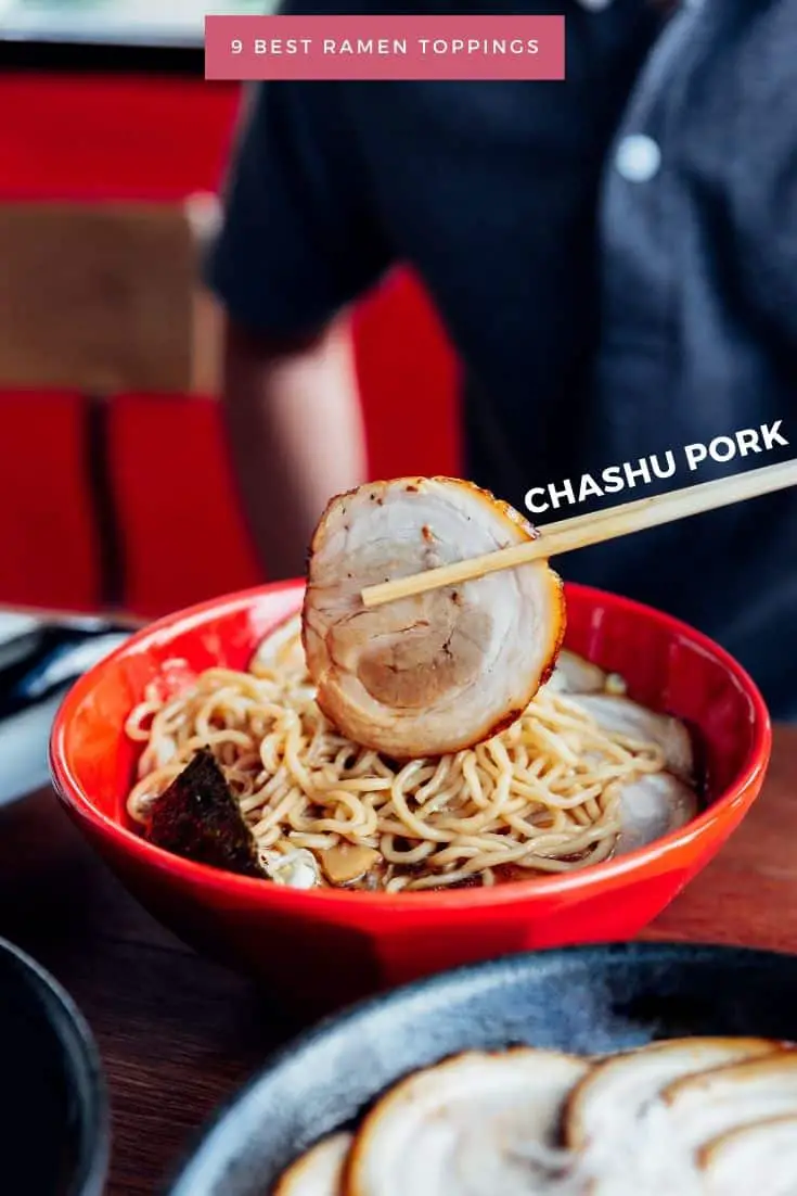 La carne de cerdo chashu es una de las 9 mejores coberturas de ramen
