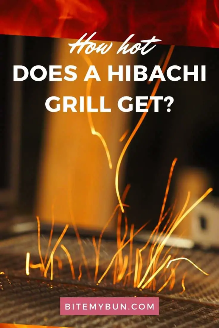 ¿Qué tan caliente se pone una parrilla hibachi?