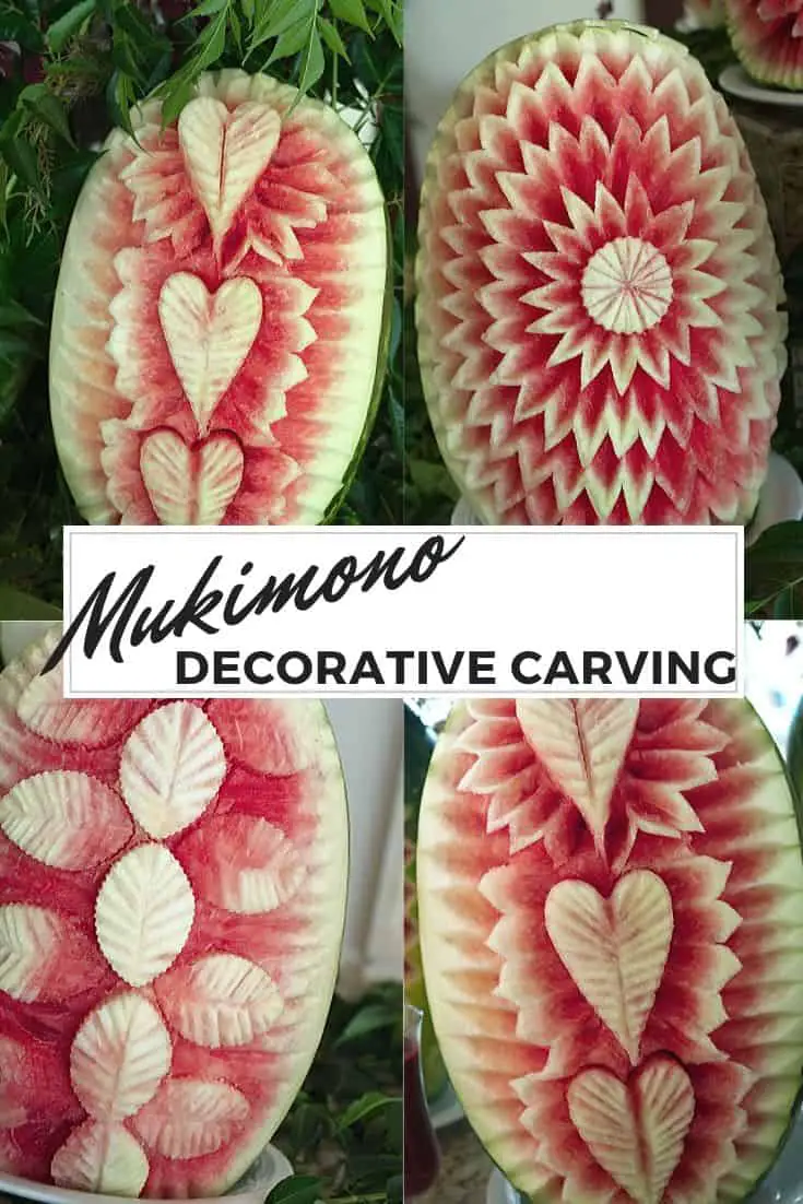 Mukimono dekorativ carving
