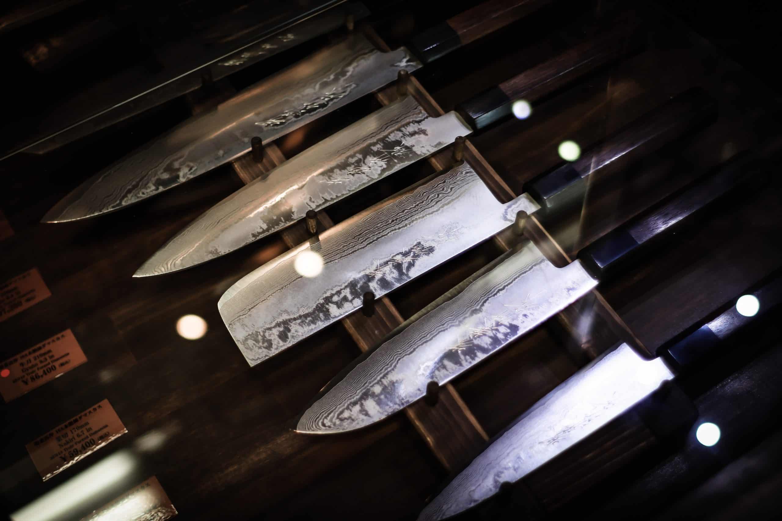 several knives