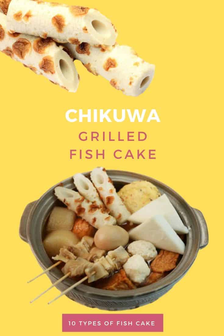 Chikuwa grillad fiskkaka