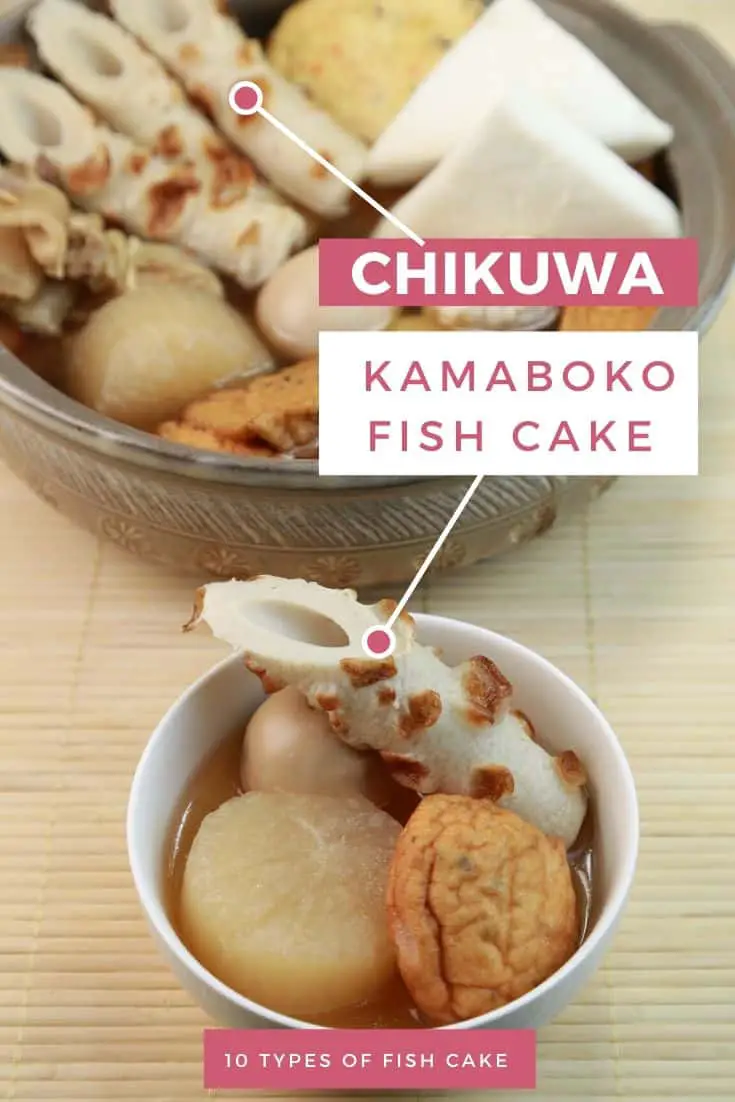 Torta di pesce Chikuwa kamaboko