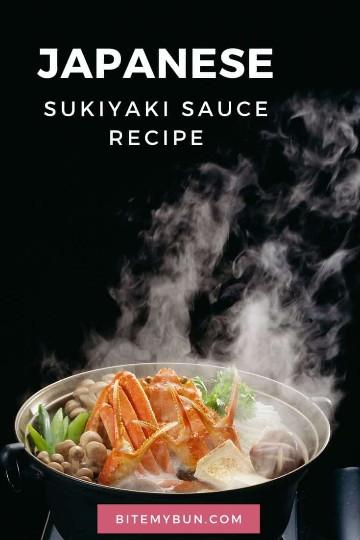 Rysáit saws sukiyaki Japan (1)