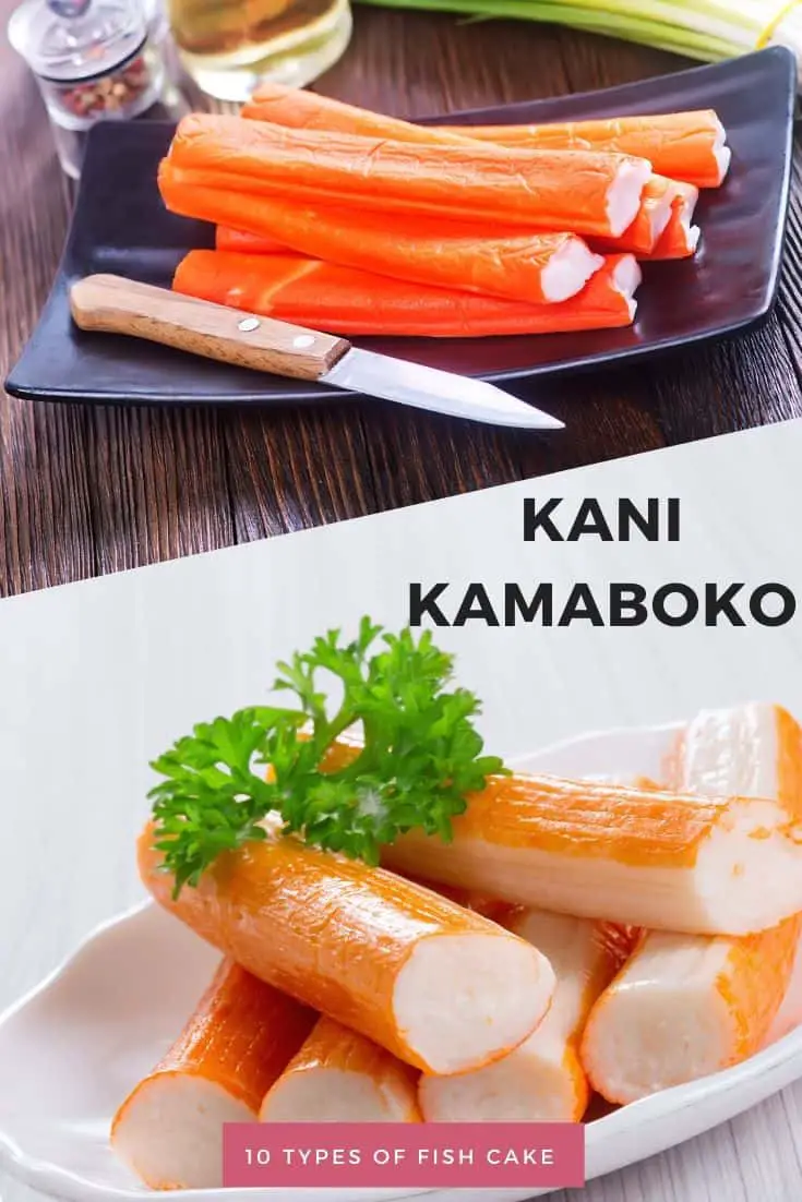 Kani kamaboko imitation krabba surimi