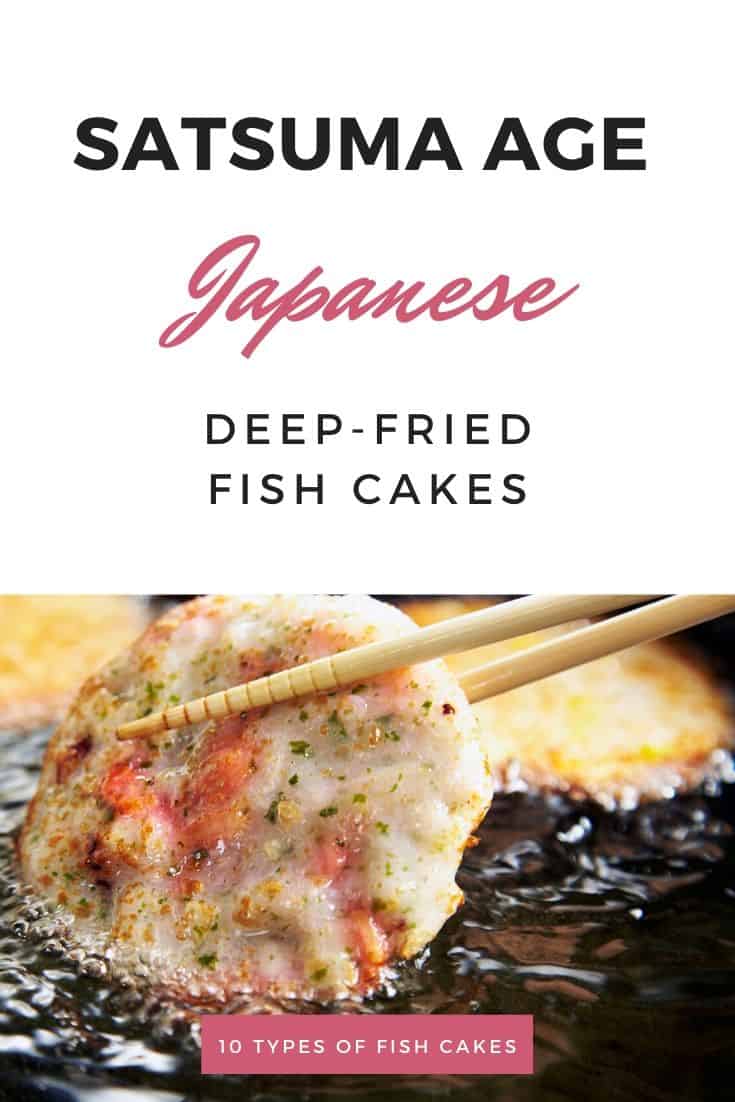 Torte di pesce fritte in giappunese di età Satsuma