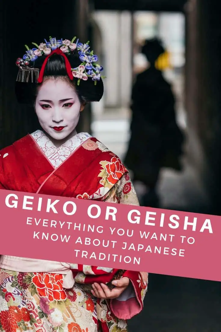 Traddodiad Geiko neu geisha