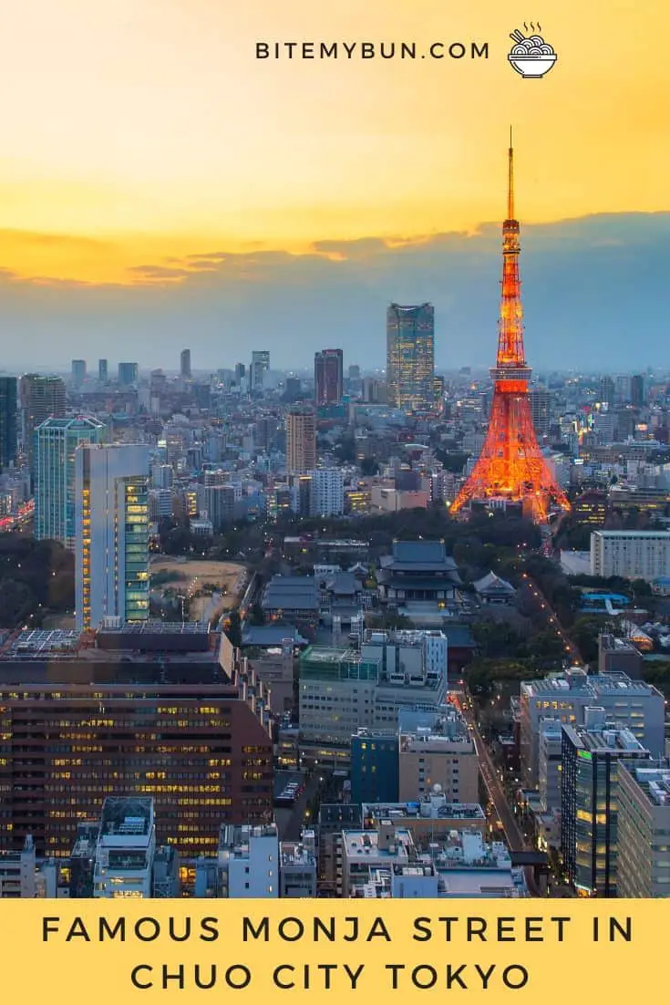 Monja strjitte chuo stêd tokyo