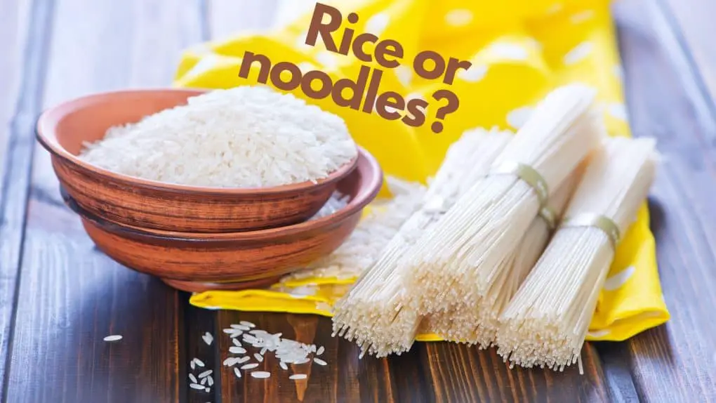 Rice or Noodles which is healthier? Carbs, calories & more