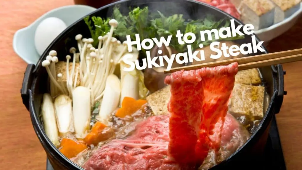Cómo hacer bistec sukiyaki