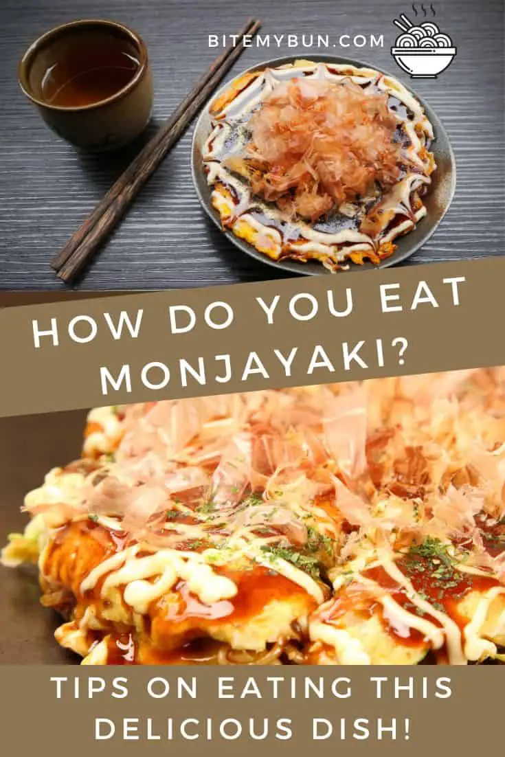 Tips voor het eten van monjayaki