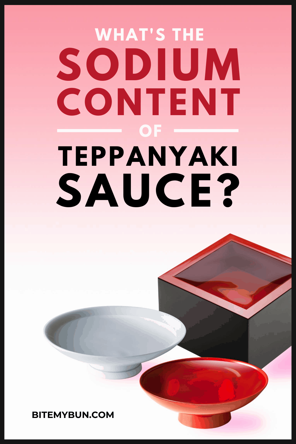 What’s the Sodium Content of teppanyaki sauce?
