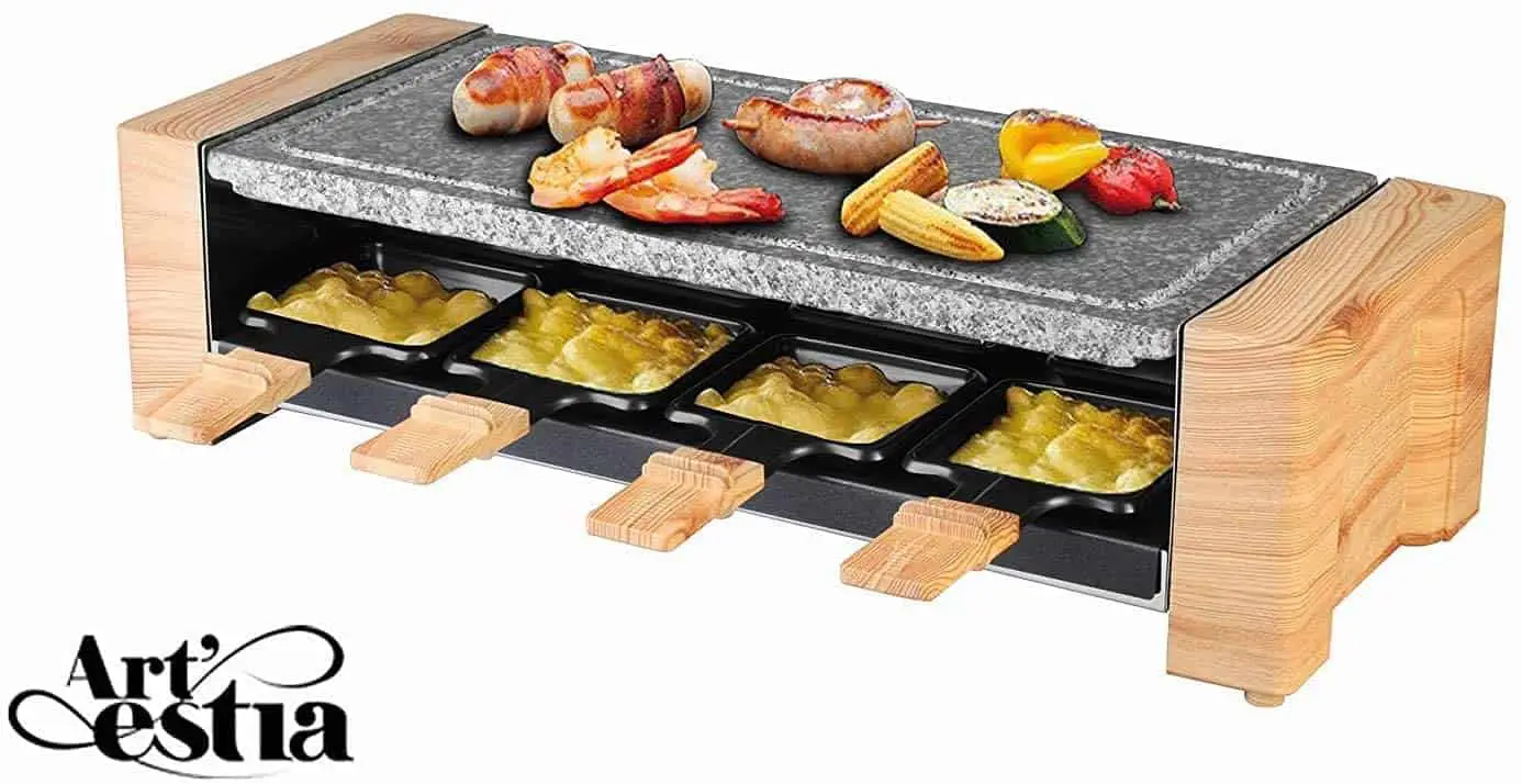 Raclette tsara indrindra amin'ny Grill Grill: Artestia