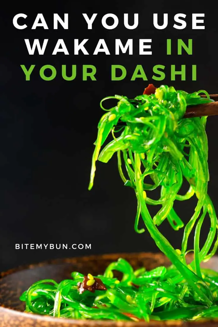 Kan du använda wakame i din dashi