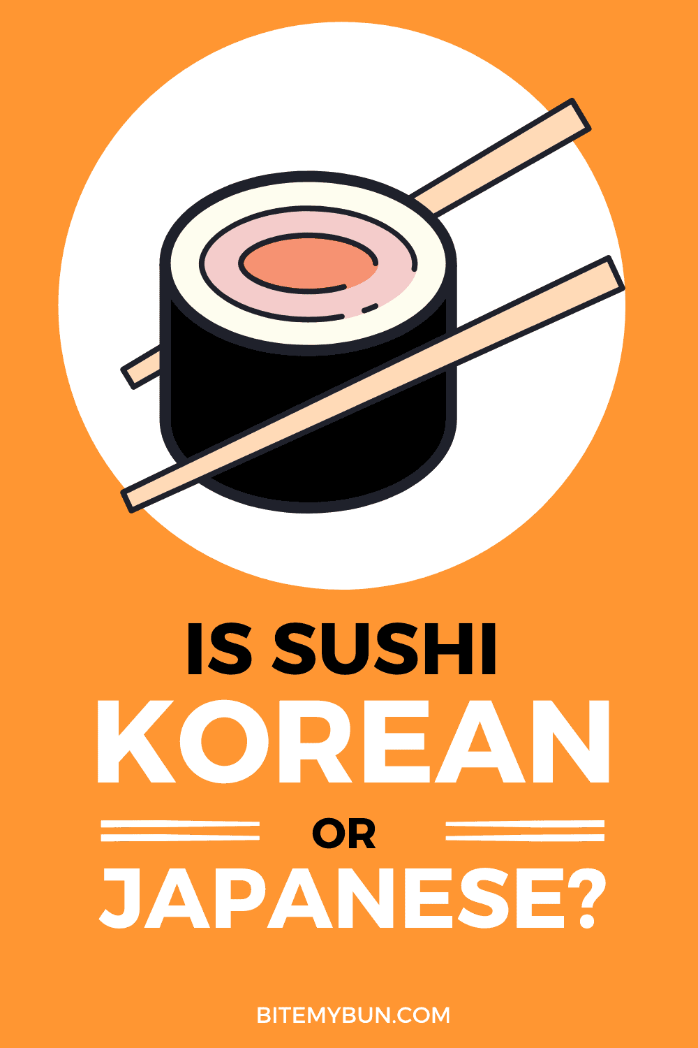 ¿El sushi es coreano o japonés?