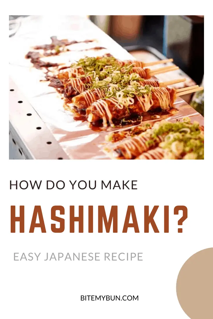¿Cómo se hace Hashimaki?