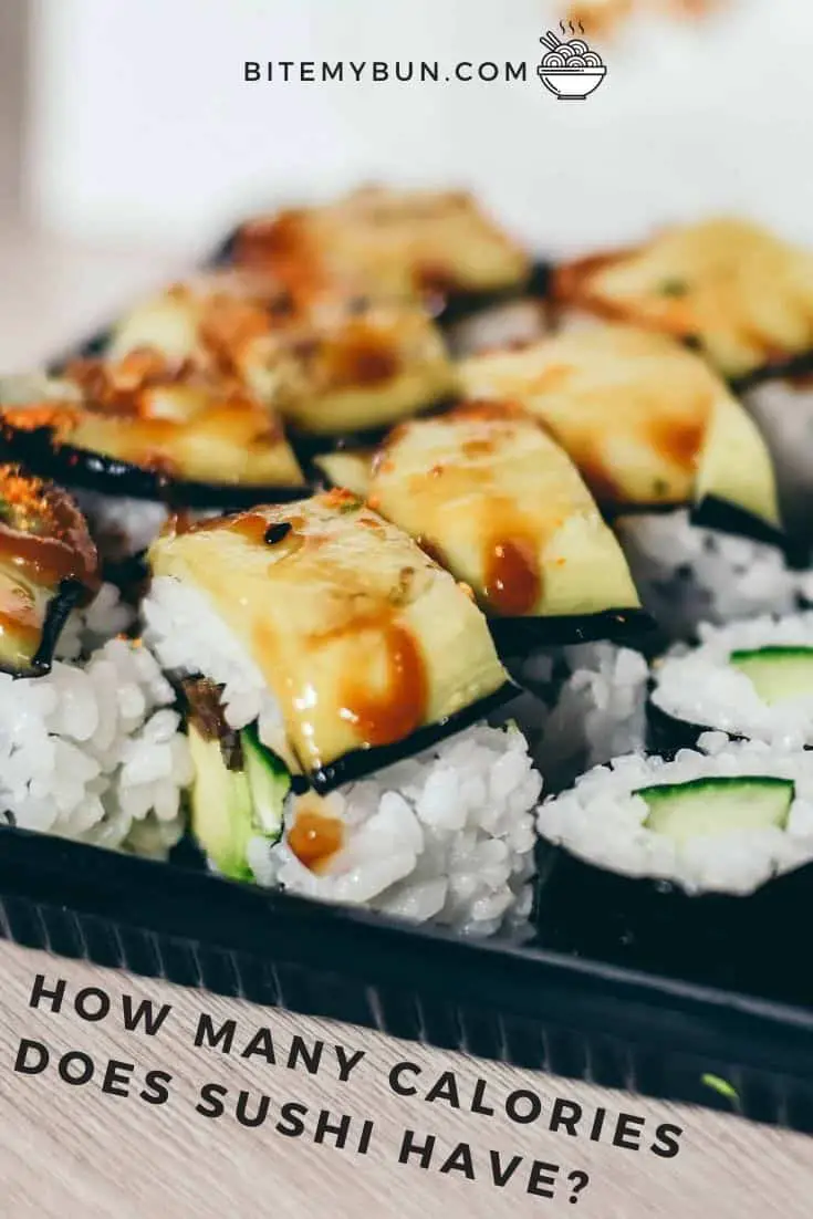 Quantas calorias tem o sushi