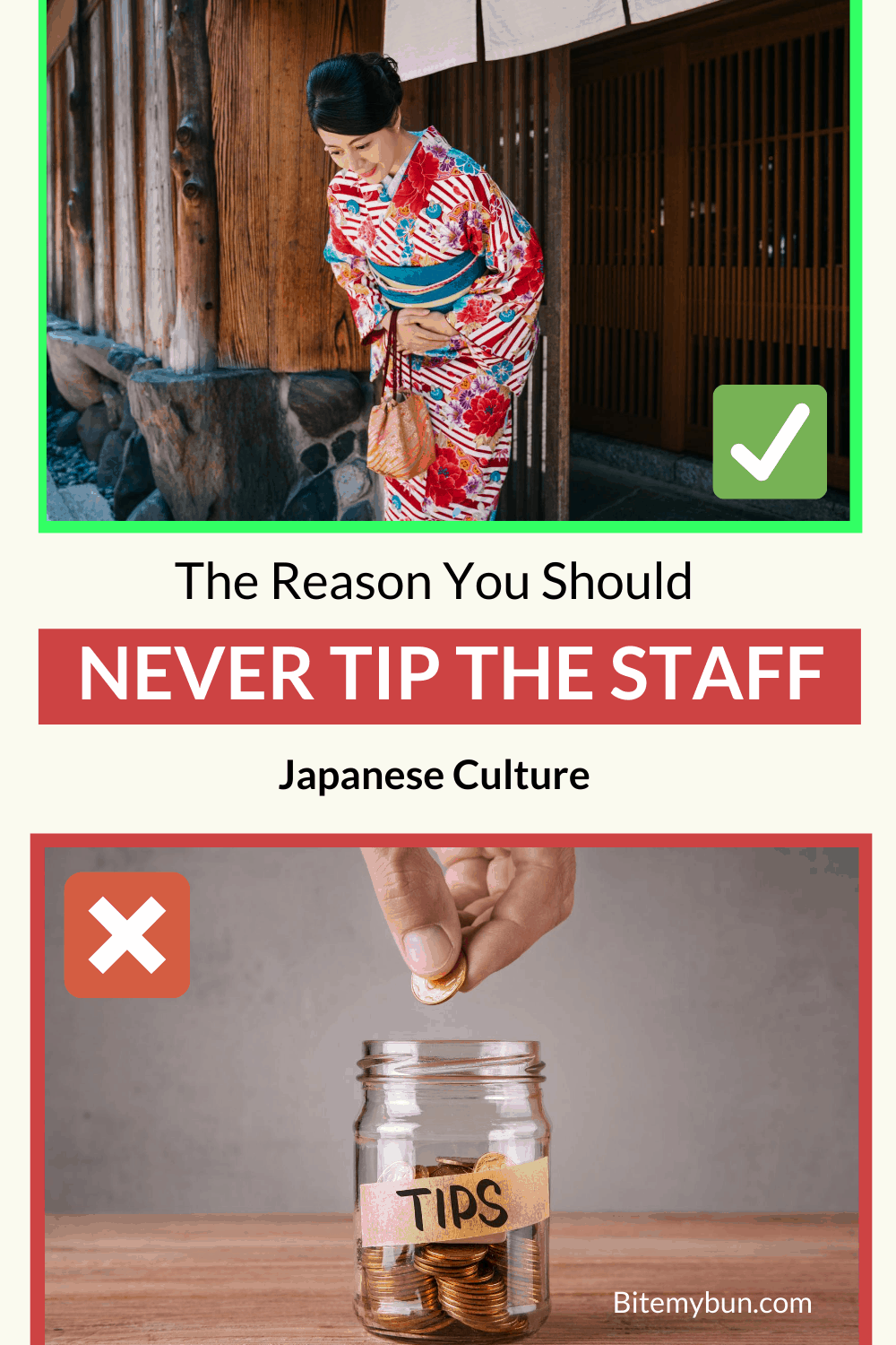 Japanese culture on tips