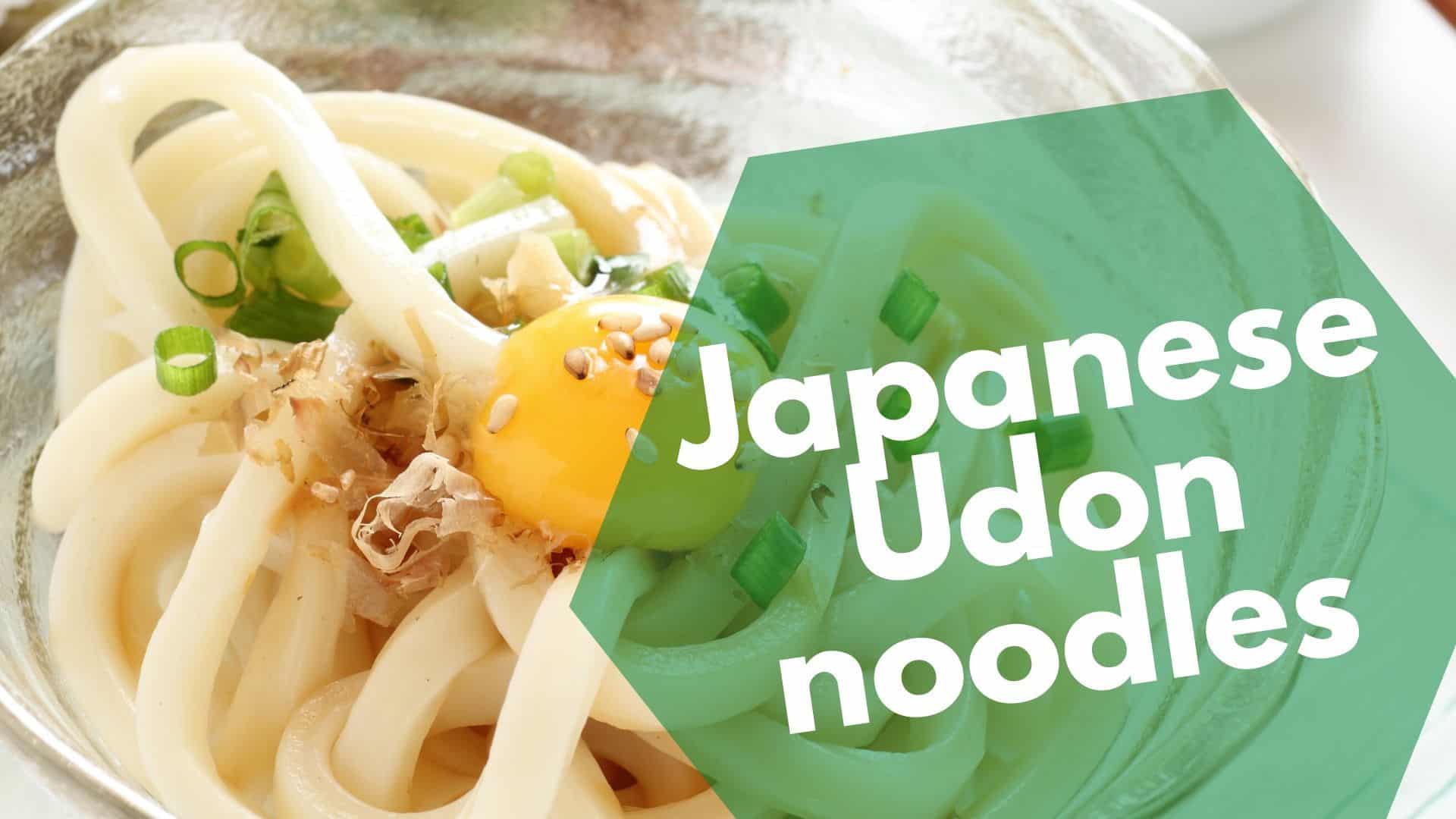 Fideos Udon japoneses