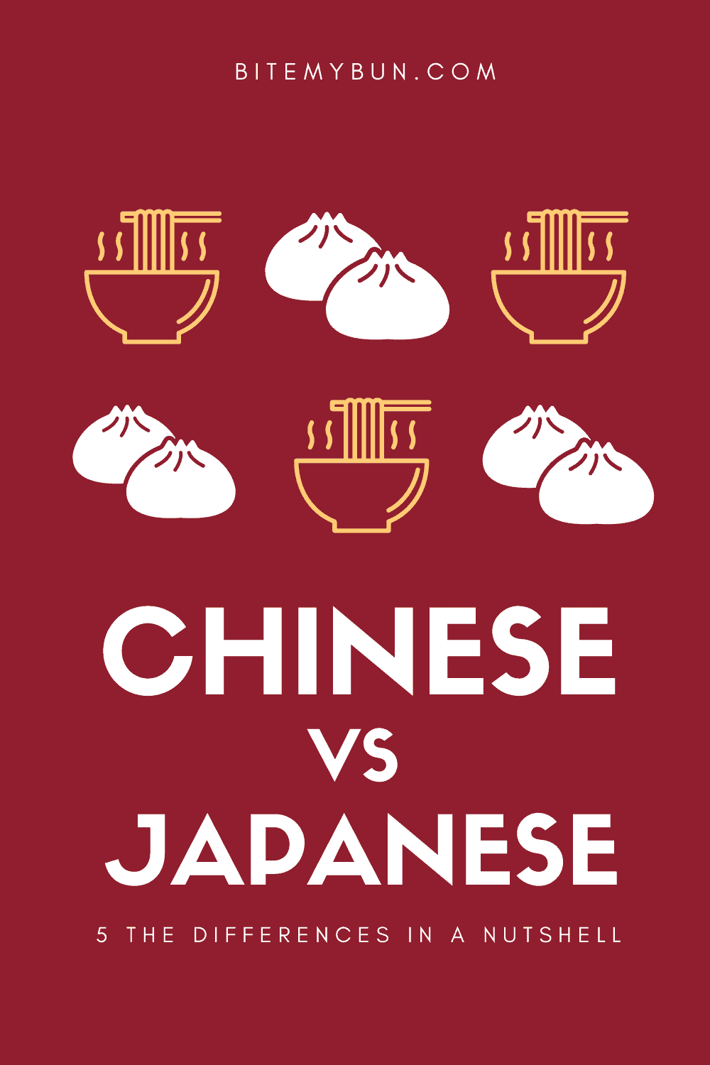 5 differences between Chinese and Japanese Food